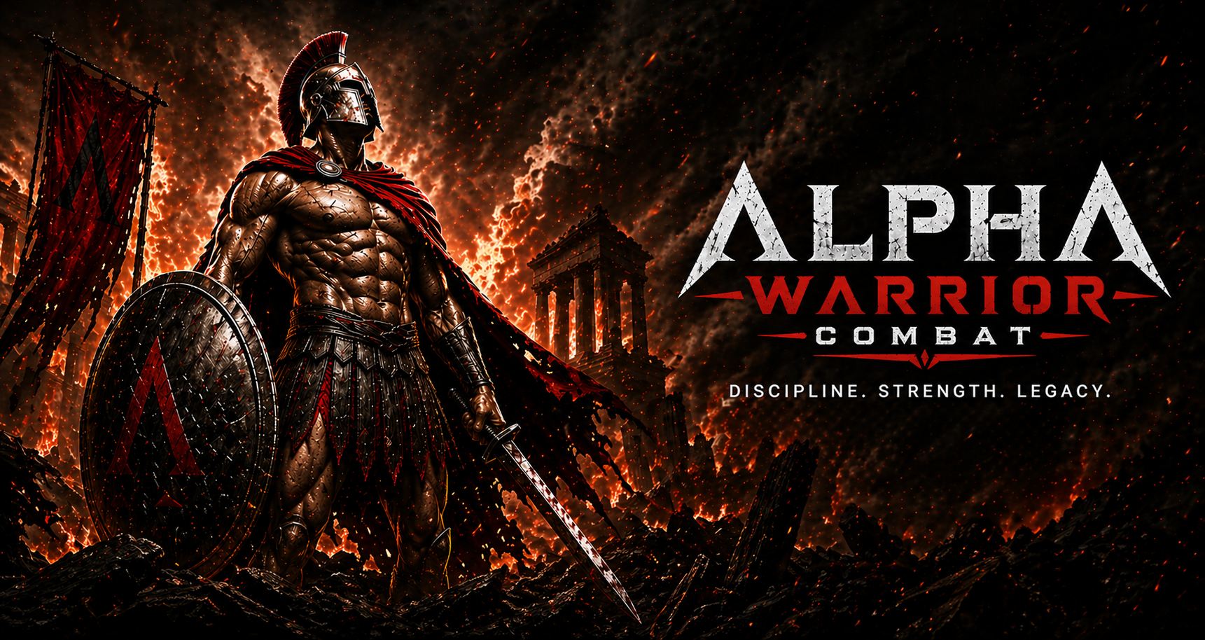 Alpha Warrior Combat Spartan hero banner